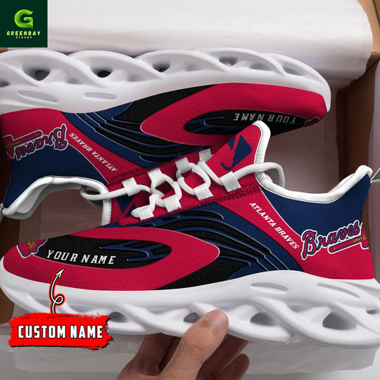 Ideafootwear Atlanta Braves Max Soul Shoes Sneakers For Men And Women