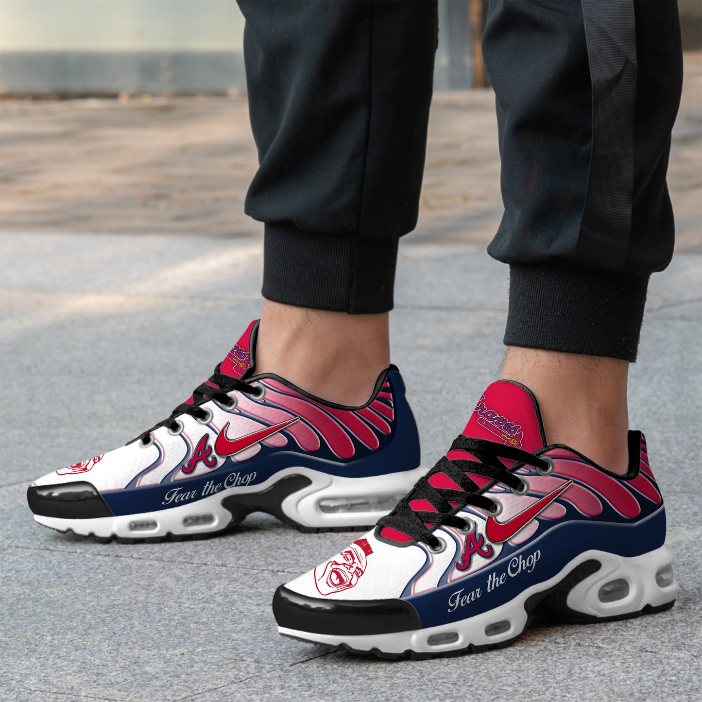 Ideafootwear Atlanta Braves TN Shoes Sneakers For Men And Women