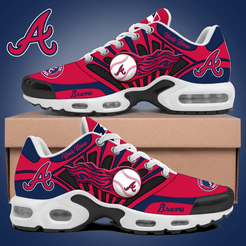 Ideafootwear Atlanta Braves TN Shoes Sneakers For Men And Women