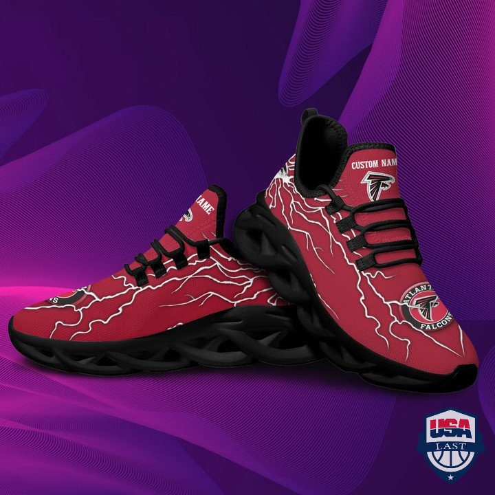 Ideafootwear Atlanta Falcons Thunderbolt Max Soul Shoes Sneakers For Men And Women