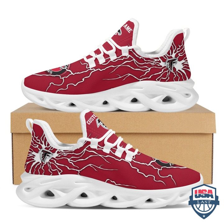 Ideafootwear Atlanta Falcons Thunderbolt Max Soul Shoes Sneakers For Men And Women