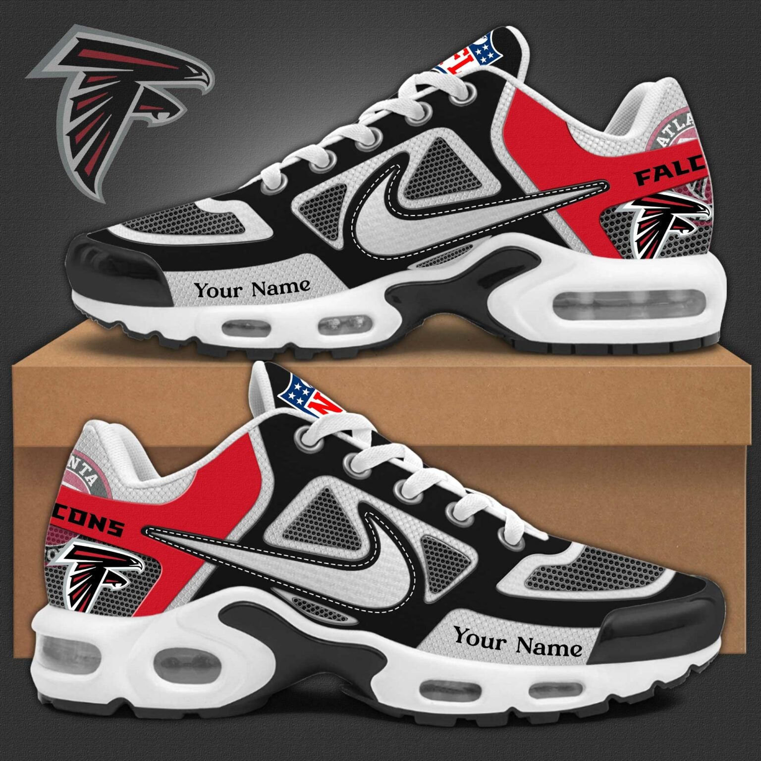 Ideafootwear Atlanta Falcons TN Shoes Sneakers For Men And Women