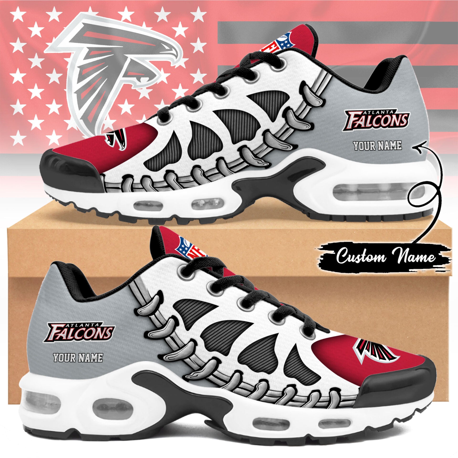 Ideafootwear Atlanta Falcons TN Shoes Sneakers For Men And Women