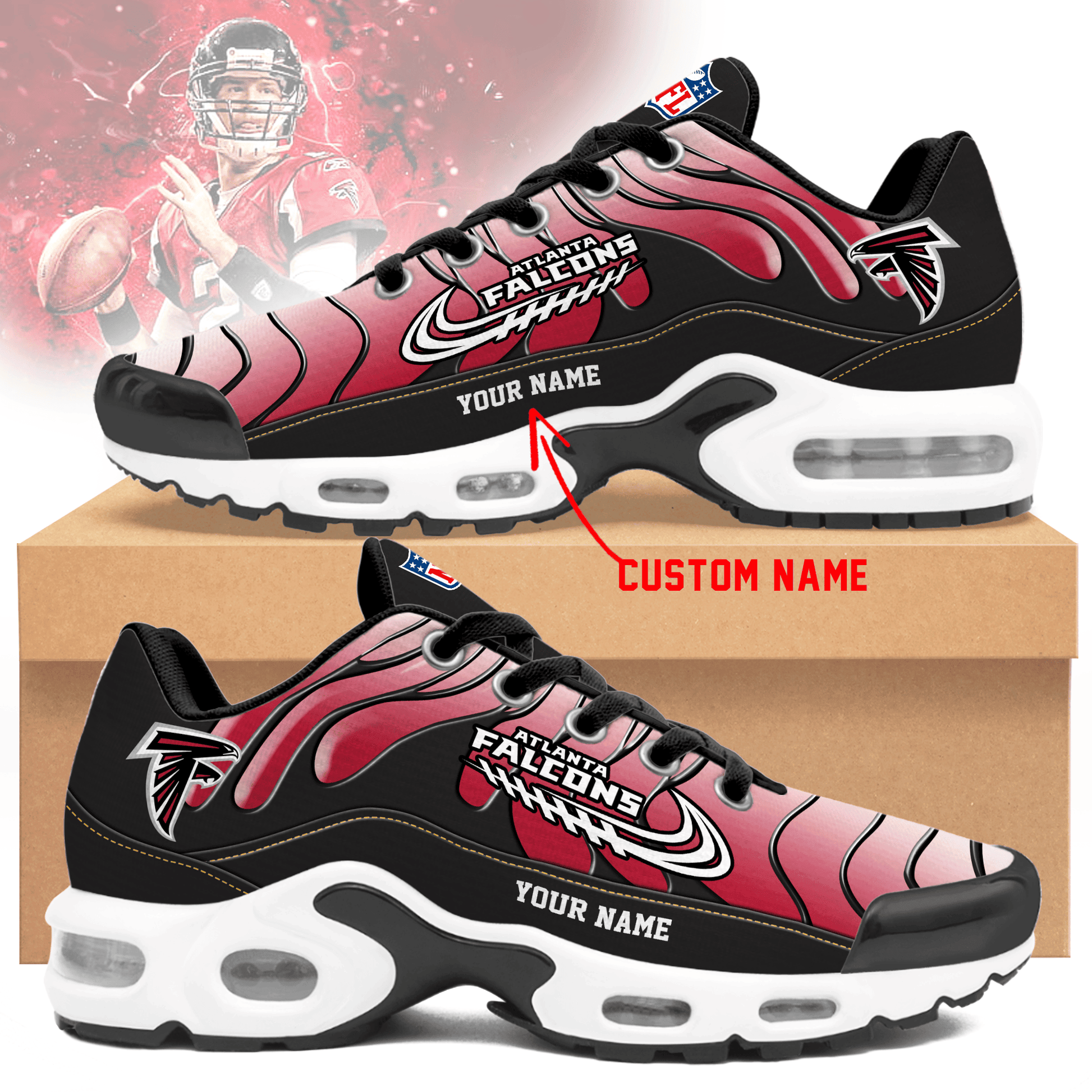 Ideafootwear Atlanta Falcons TN Shoes Sneakers For Men And Women