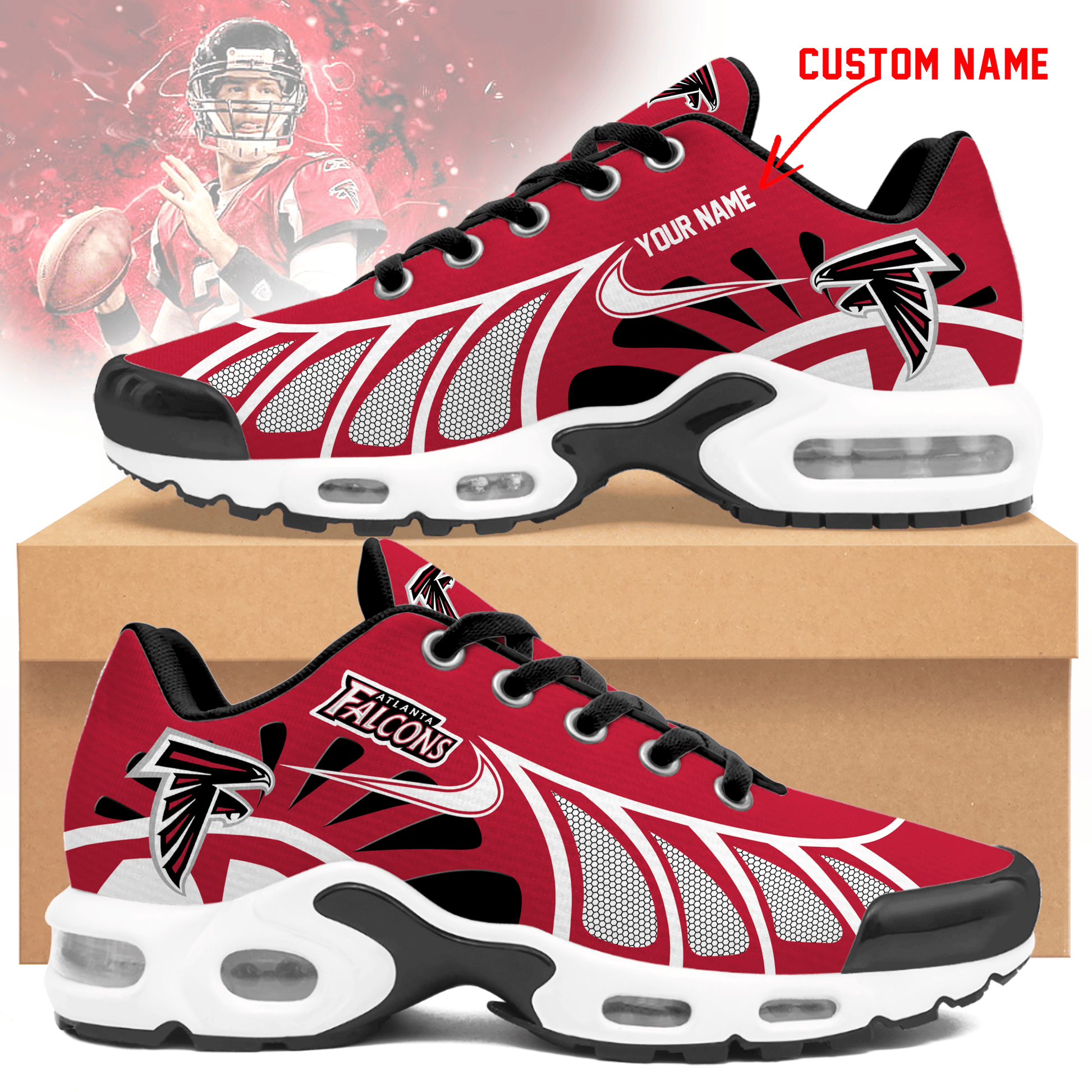 Ideafootwear Atlanta Falcons TN Shoes Sneakers For Men And Women