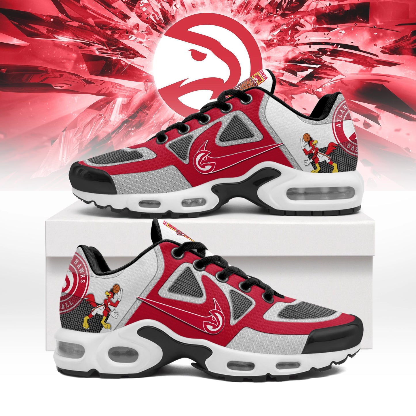 Ideafootwear Atlanta Hawks TN Shoes Sneakers For Men And Women