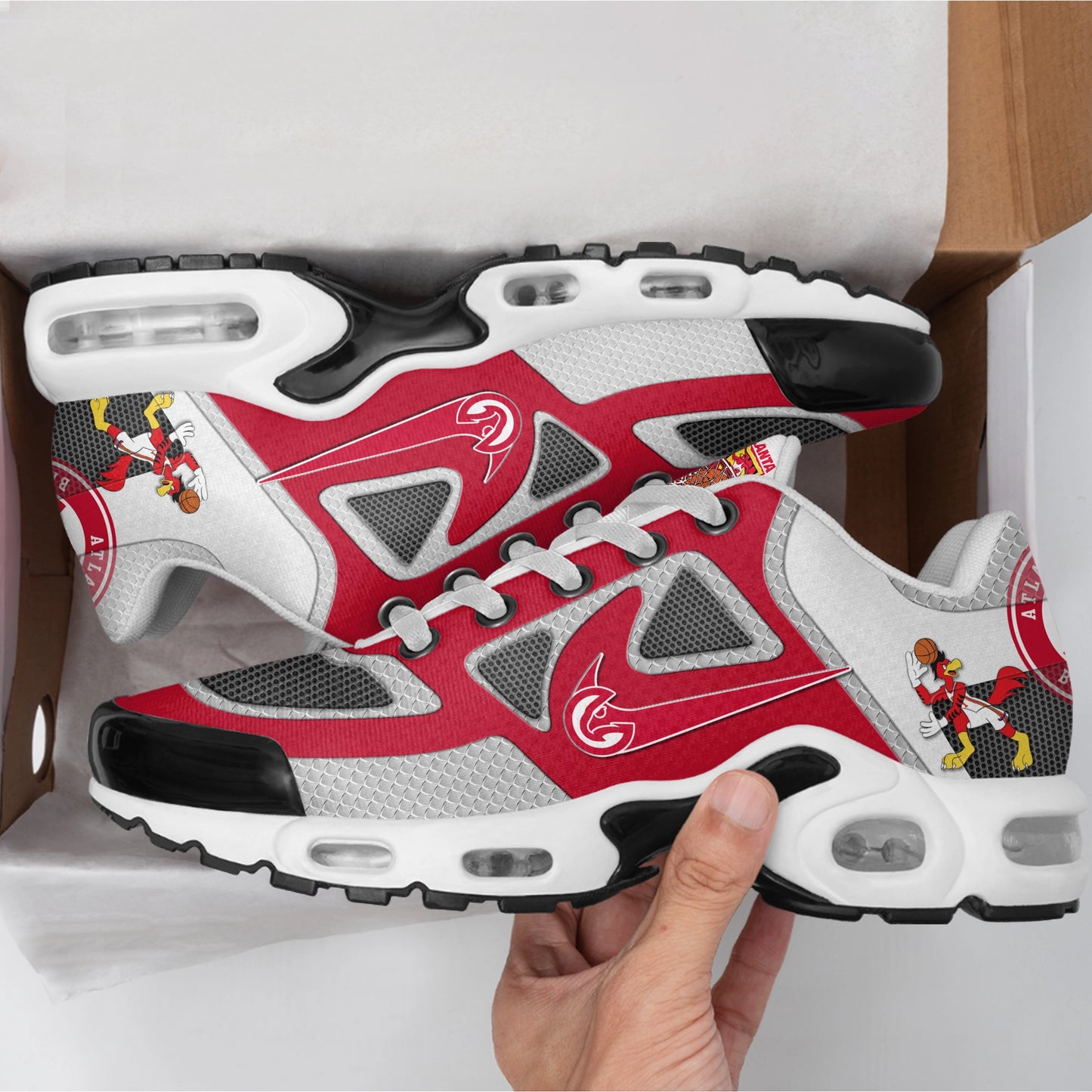 Ideafootwear Atlanta Hawks TN Shoes Sneakers For Men And Women