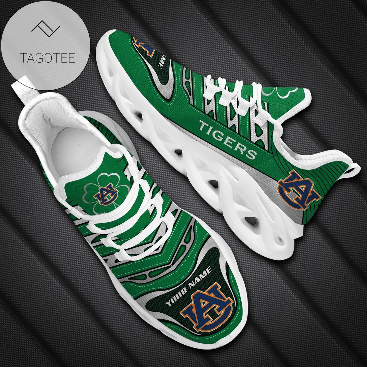 Ideafootwear Auburn Tigers Max Soul Shoes Sneakers For Men And Women