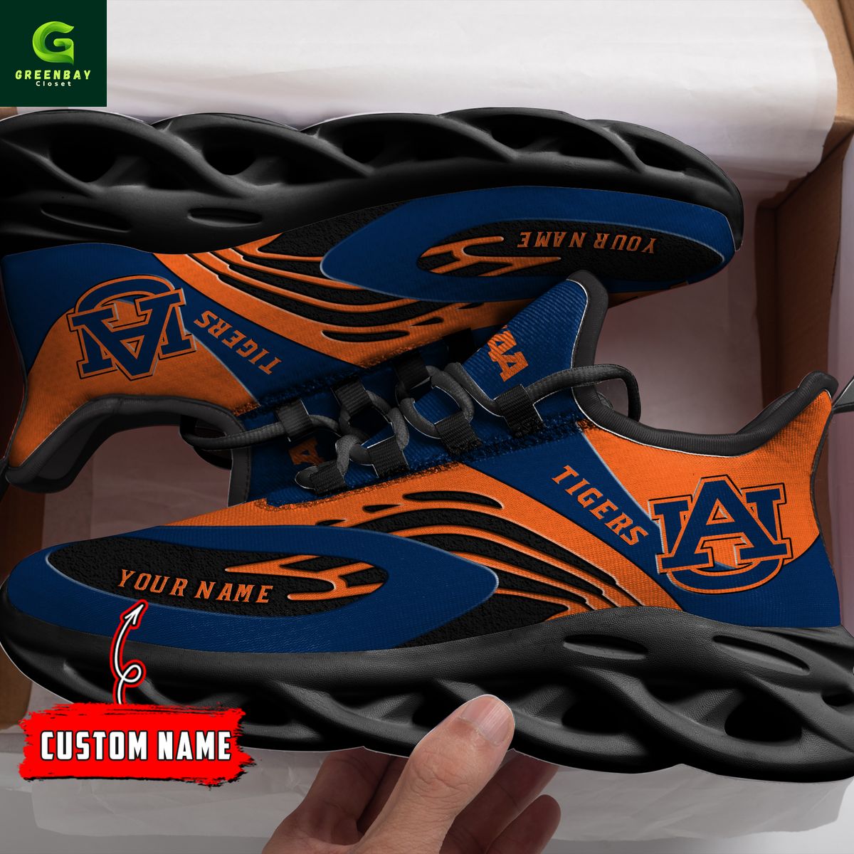 Ideafootwear Auburn Tigers Max Soul Shoes Sneakers For Men And Women