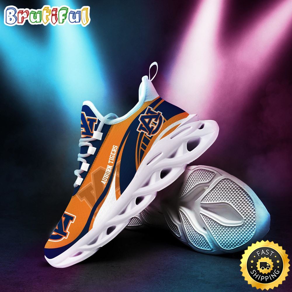 Ideafootwear Auburn Tigers Max Soul Shoes Sneakers For Men And Women