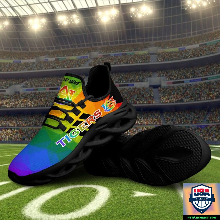 Ideafootwear Auburn Tigers Max Soul Shoes Sneakers For Men And Women