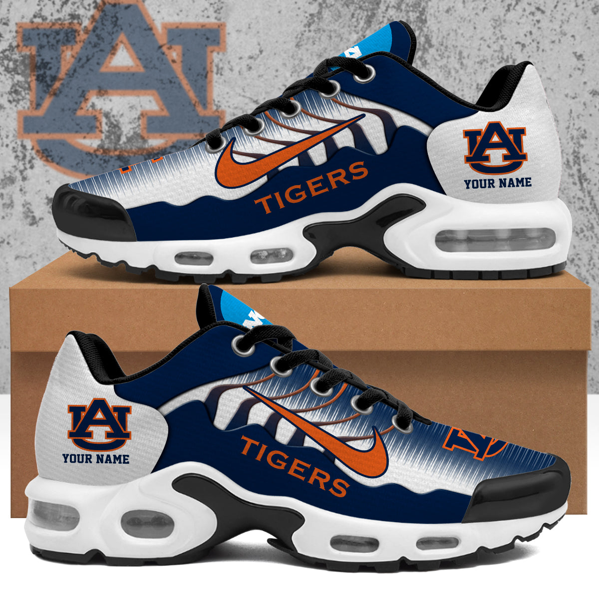 Ideafootwear Auburn Tigers TN Shoes Sneakers For Men And Women
