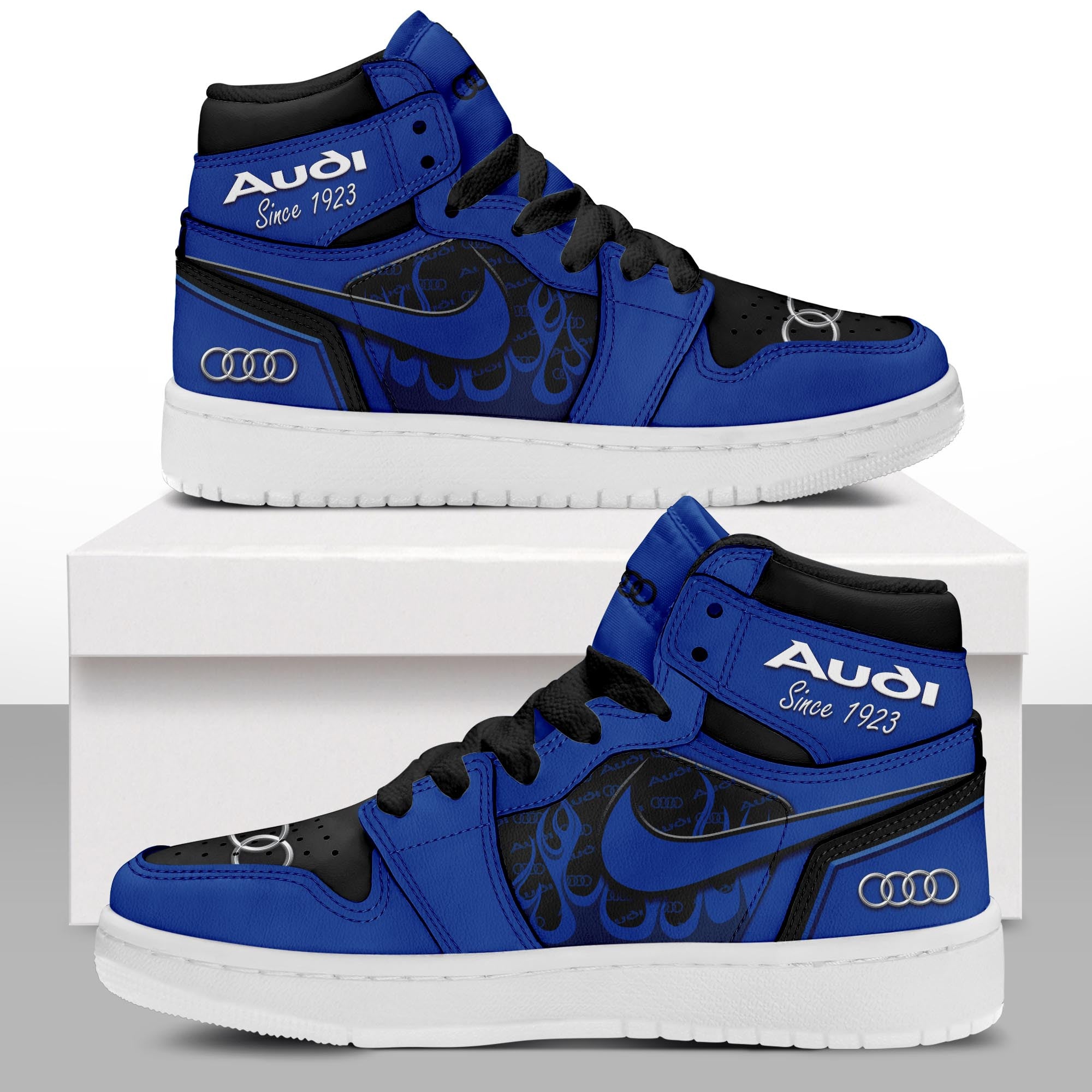 Ideafootwear Audi AJ1 High Sneakers Shoes For Men And Women