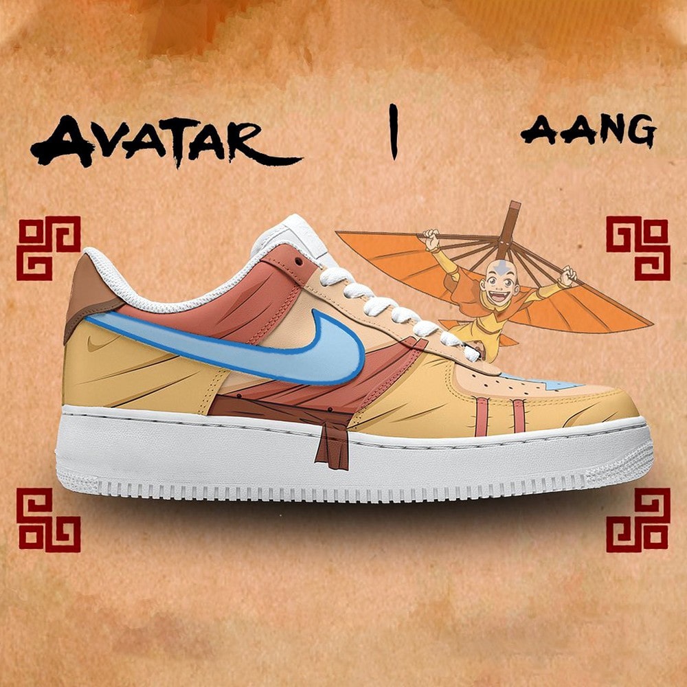 Ideafootwear Avatar The Last Airbender Air Low-Top Sneakers Shoes For Men And Women 1