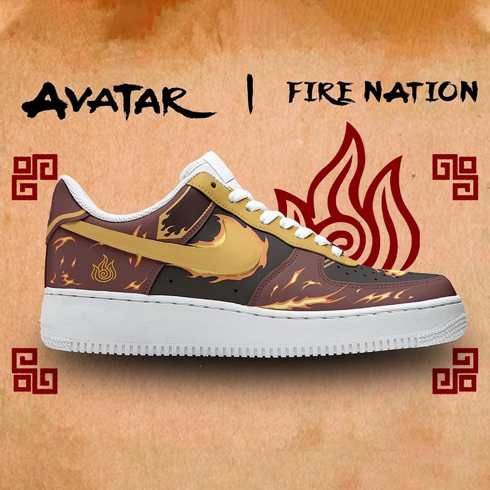 Ideafootwear Avatar The Last Airbender Air Low-Top Sneakers Shoes For Men And Women 1
