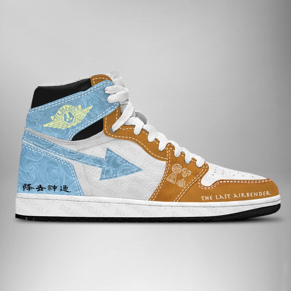 Ideafootwear Avatar The Last Airbender AJ1 High Sneakers Shoes For Men And Women