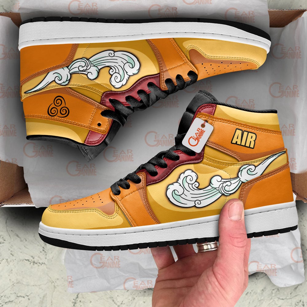 Ideafootwear Avatar: The Last Airbender AJ1 High Sneakers Shoes For Men And Women