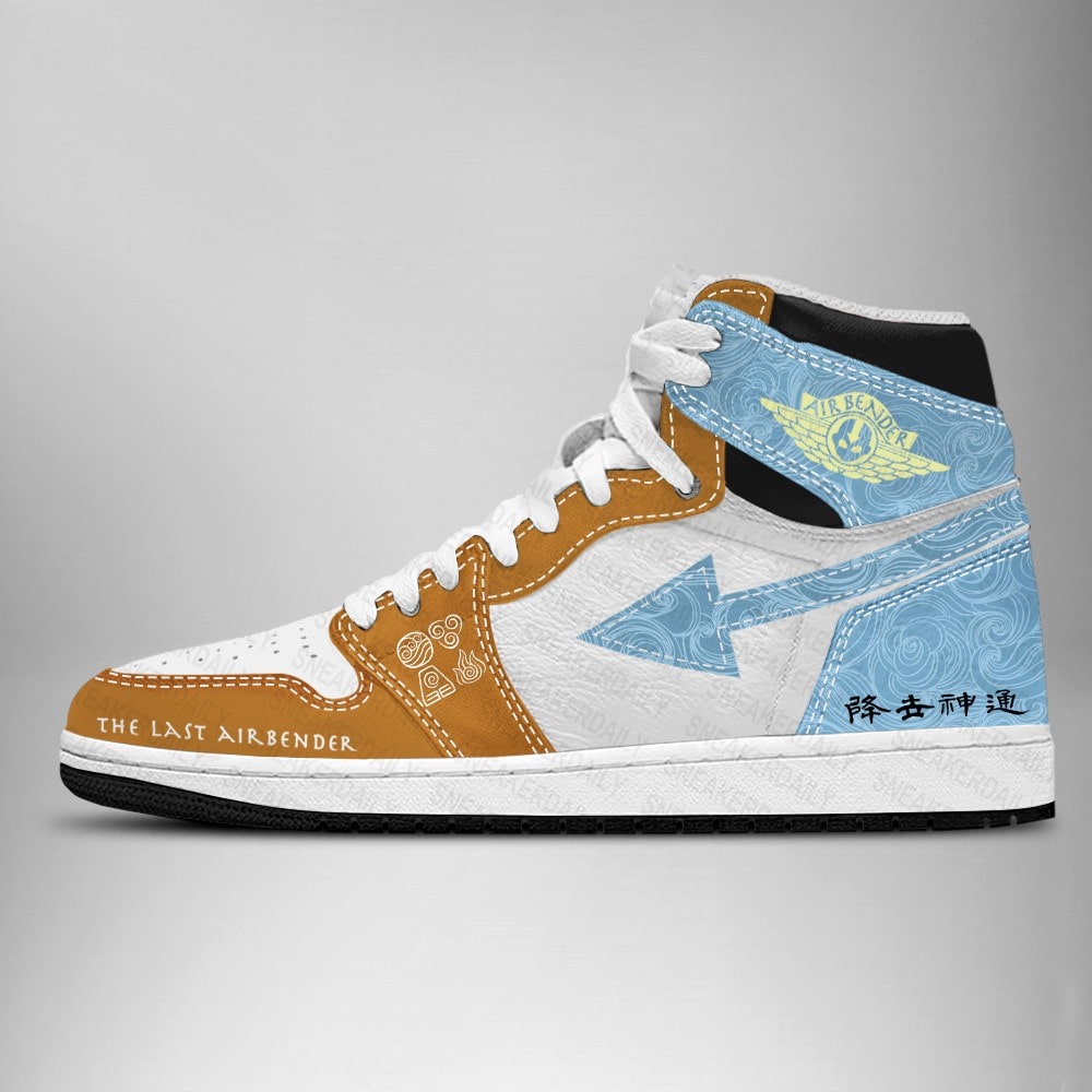 Ideafootwear Avatar The Last Airbender AJ1 High Sneakers Shoes For Men And Women