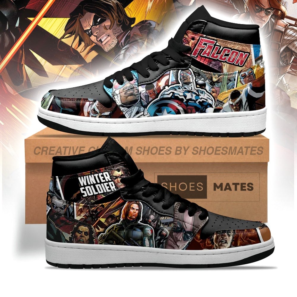 Ideafootwear Avatar The Last Airbender AJ1 High Sneakers Shoes For Men And Women