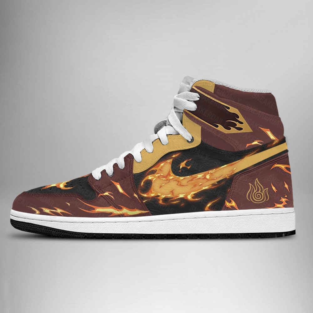 Ideafootwear Avatar The Last Airbender AJ1 High Sneakers Shoes For Men And Women