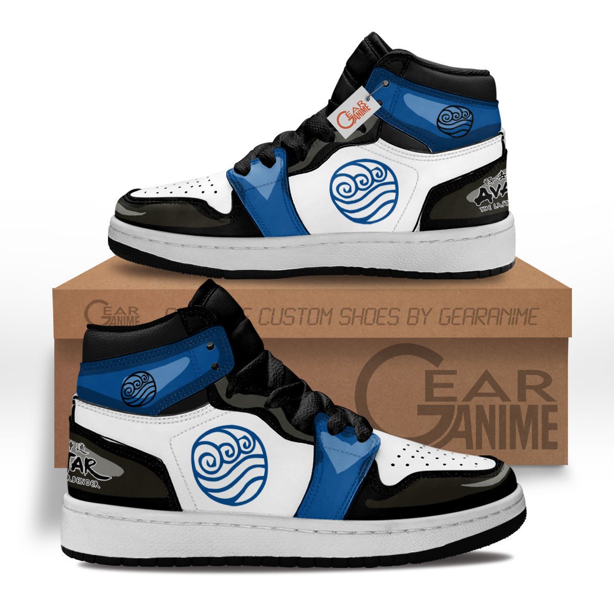 Ideafootwear Avatar: The Last Airbender AJ1 High Sneakers Shoes For Men And Women