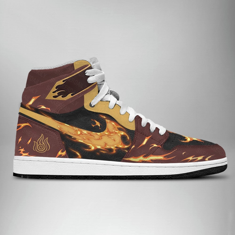 Ideafootwear Avatar The Last Airbender AJ1 High Sneakers Shoes For Men And Women