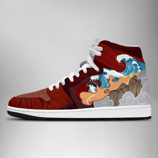 Ideafootwear Avatar The Last Airbender AJ1 High Sneakers Shoes For Men And Women