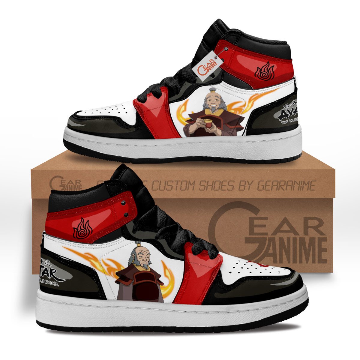 Ideafootwear Avatar: The Last Airbender AJ1 Sneakers Shoes For Men And Women