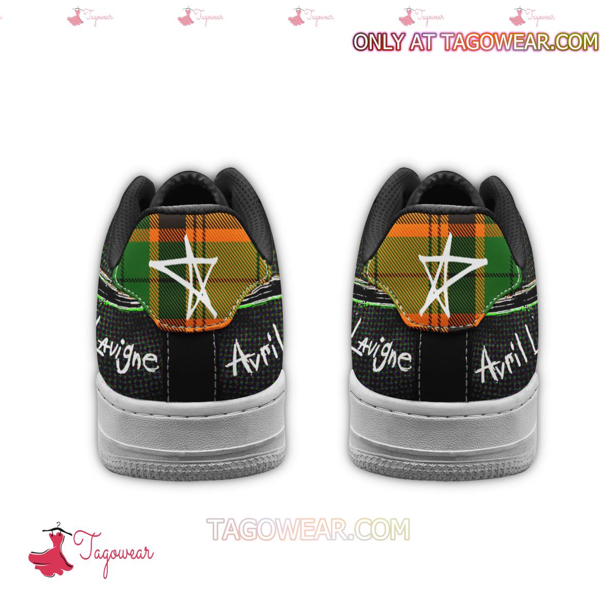 Ideafootwear Avril Lavigne Air Low-Top Sneakers Shoes For Men And Women 4