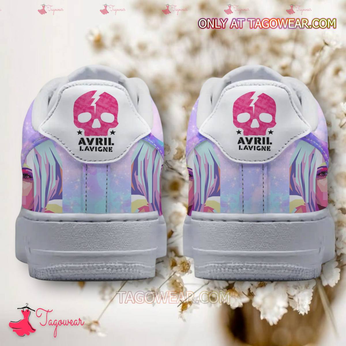 Ideafootwear Avril Lavigne Air Low-Top Sneakers Shoes For Men And Women 3