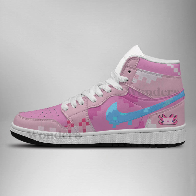 Ideafootwear Axolotl AJ1 High Sneakers Shoes For Men And Women