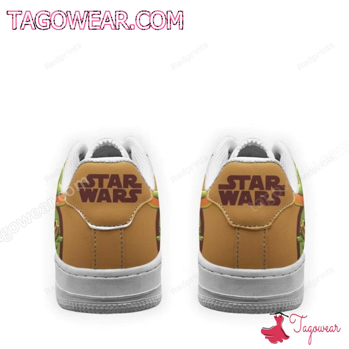 Ideafootwear Baby Yoda Air Low-Top Sneakers Shoes For Men And Women 3