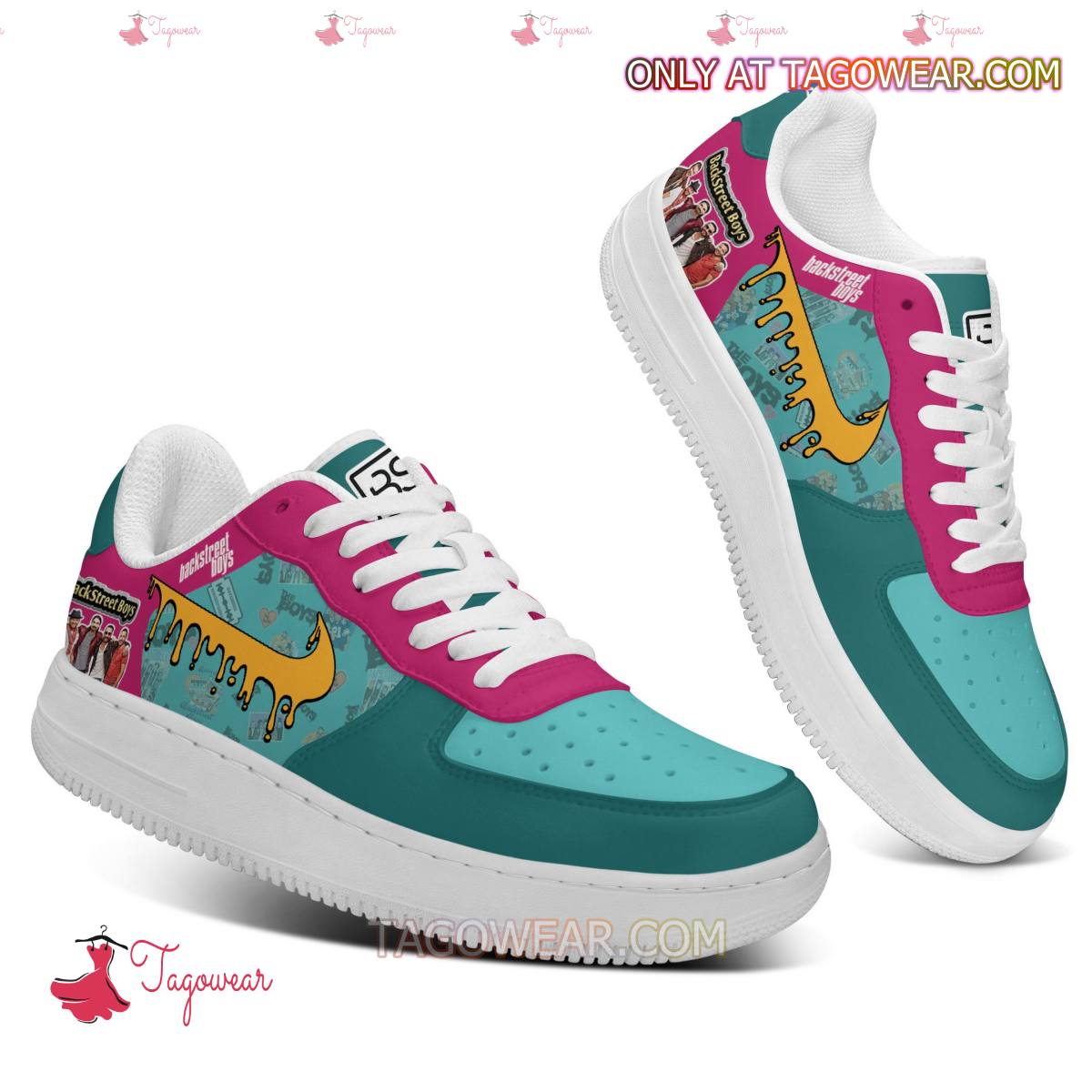 Ideafootwear Backstreet Boys Air Low-Top Sneakers Shoes For Men And Women 2