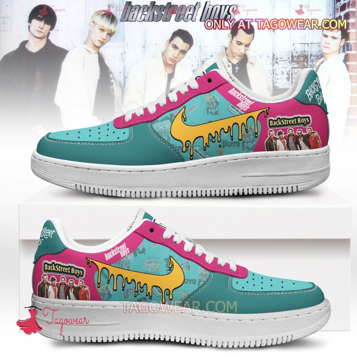 Ideafootwear Backstreet Boys Air Low-Top Sneakers Shoes For Men And Women 1