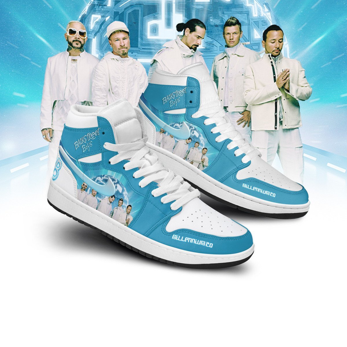 Ideafootwear Backstreet Boys AJ1 High Sneakers Shoes For Men And Women