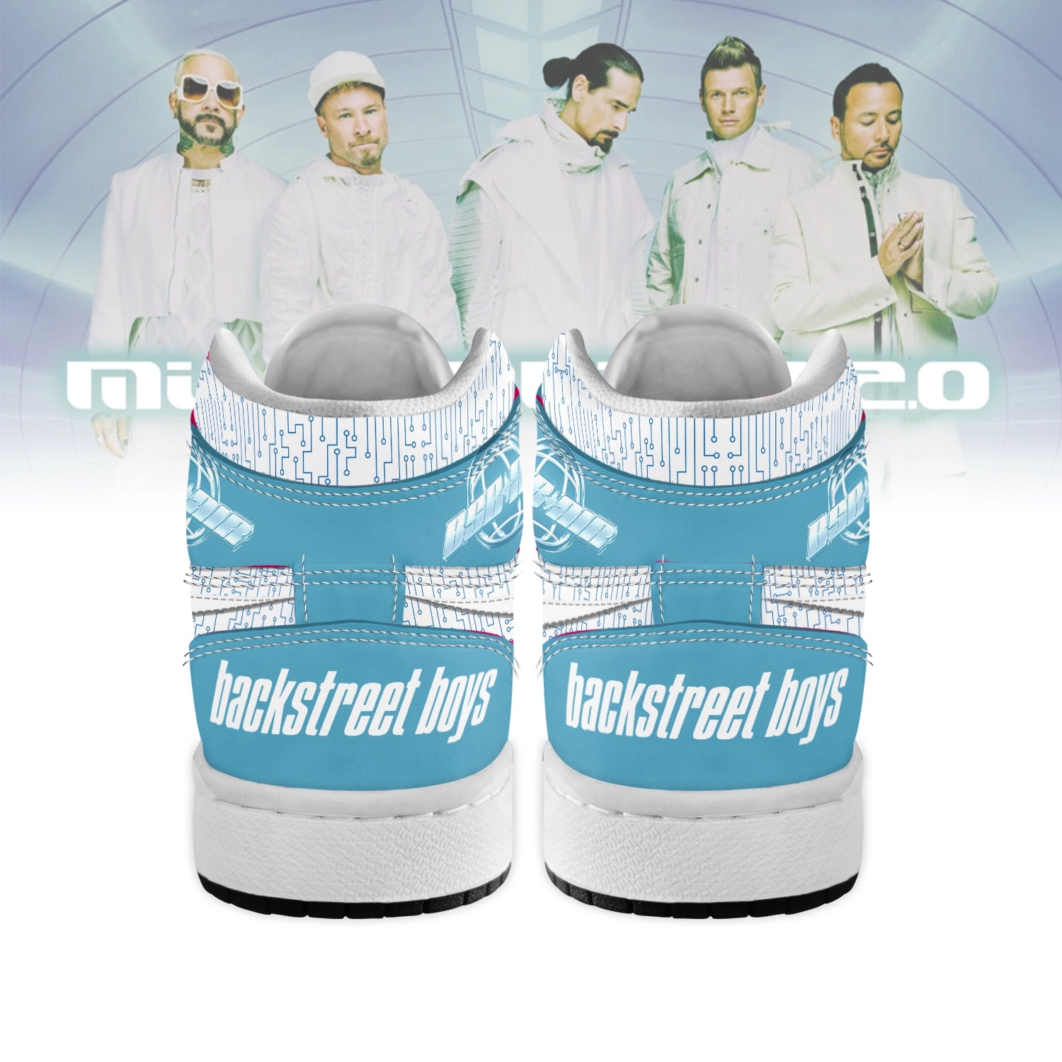 Ideafootwear Backstreet Boys AJ1 High Sneakers Shoes For Men And Women