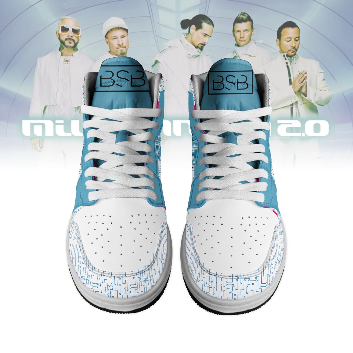 Ideafootwear Backstreet Boys AJ1 High Sneakers Shoes For Men And Women