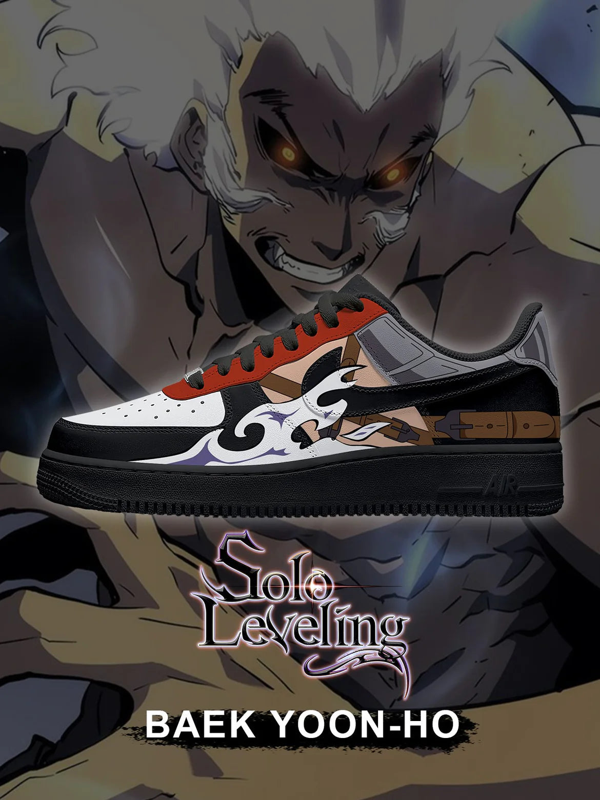 Ideafootwear Baek Yoon-ho  Air Low-Top Sneakers Shoes For Men And Women 1