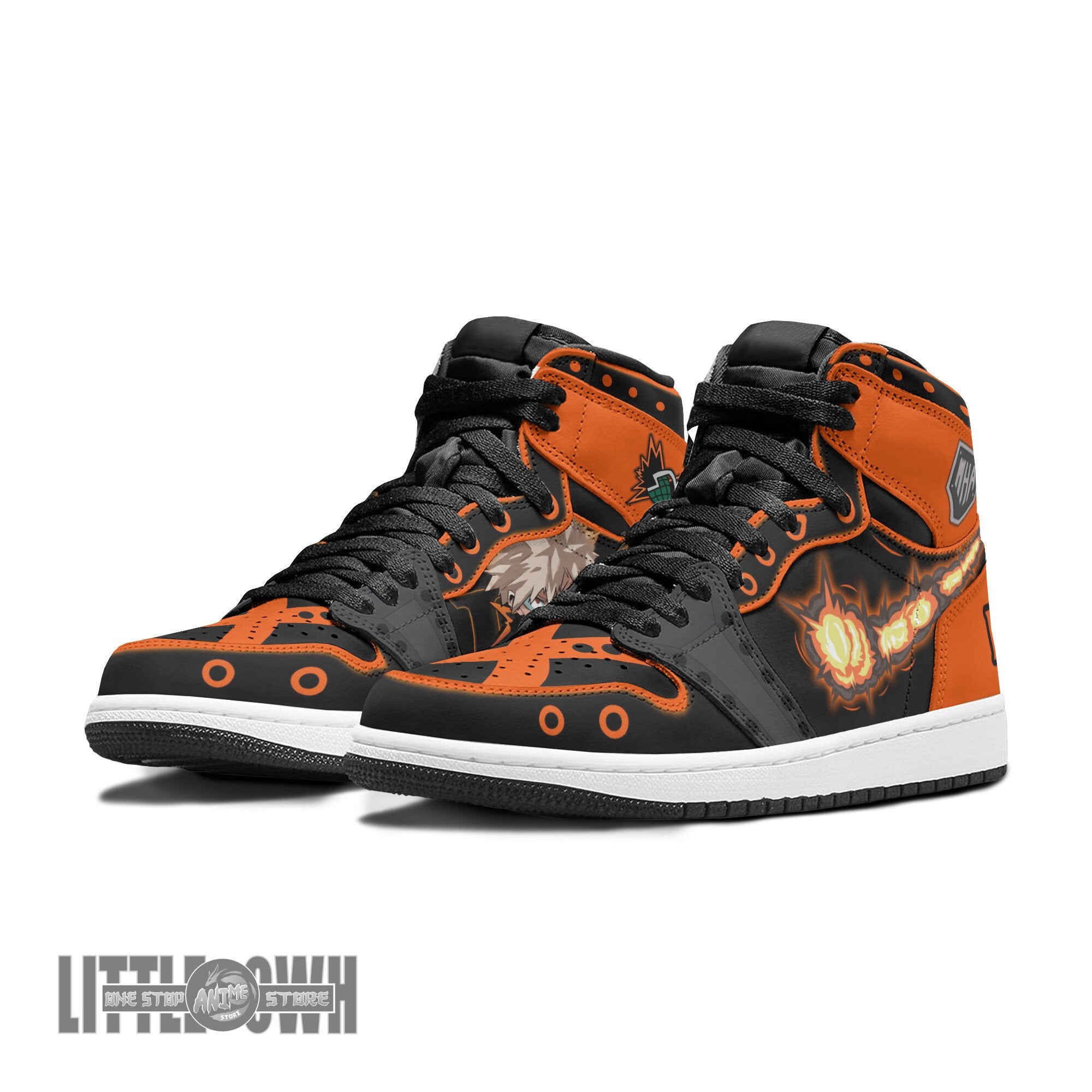 Ideafootwear Bakugo AJ1 High Sneakers Shoes For Men And Women