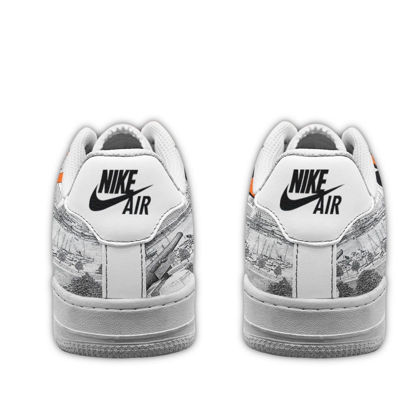 Ideafootwear Baltimore Orioles Air Low-Top Sneakers Shoes For Men And Women 3