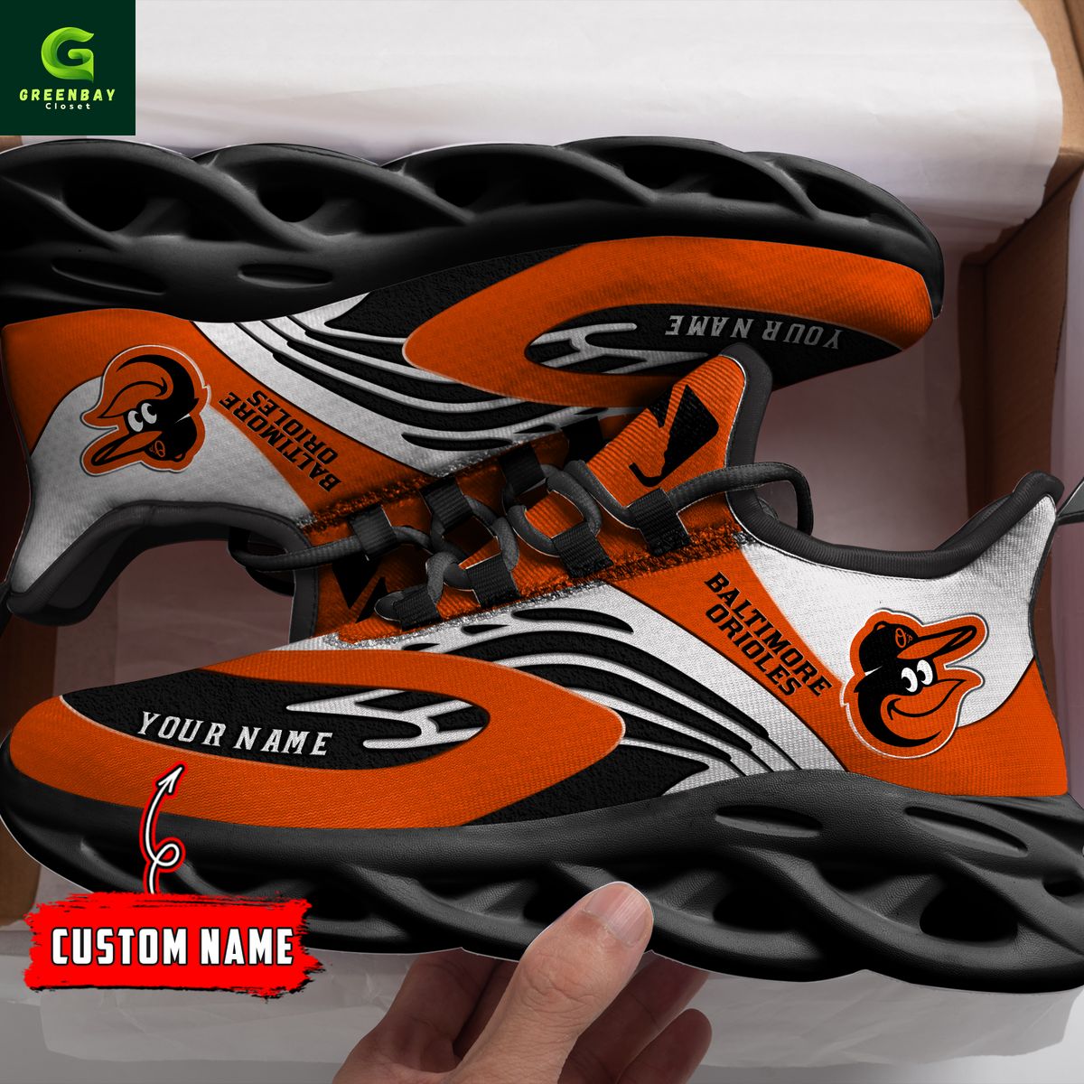 Ideafootwear Baltimore Orioles Max Soul Shoes Sneakers For Men And Women