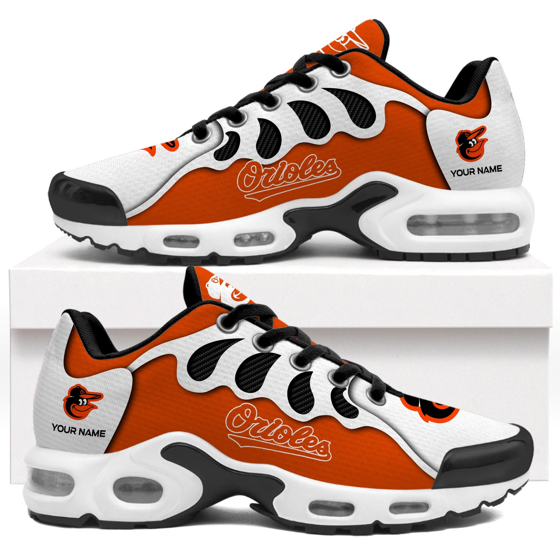 Ideafootwear Baltimore Orioles TN Shoes Sneakers For Men And Women