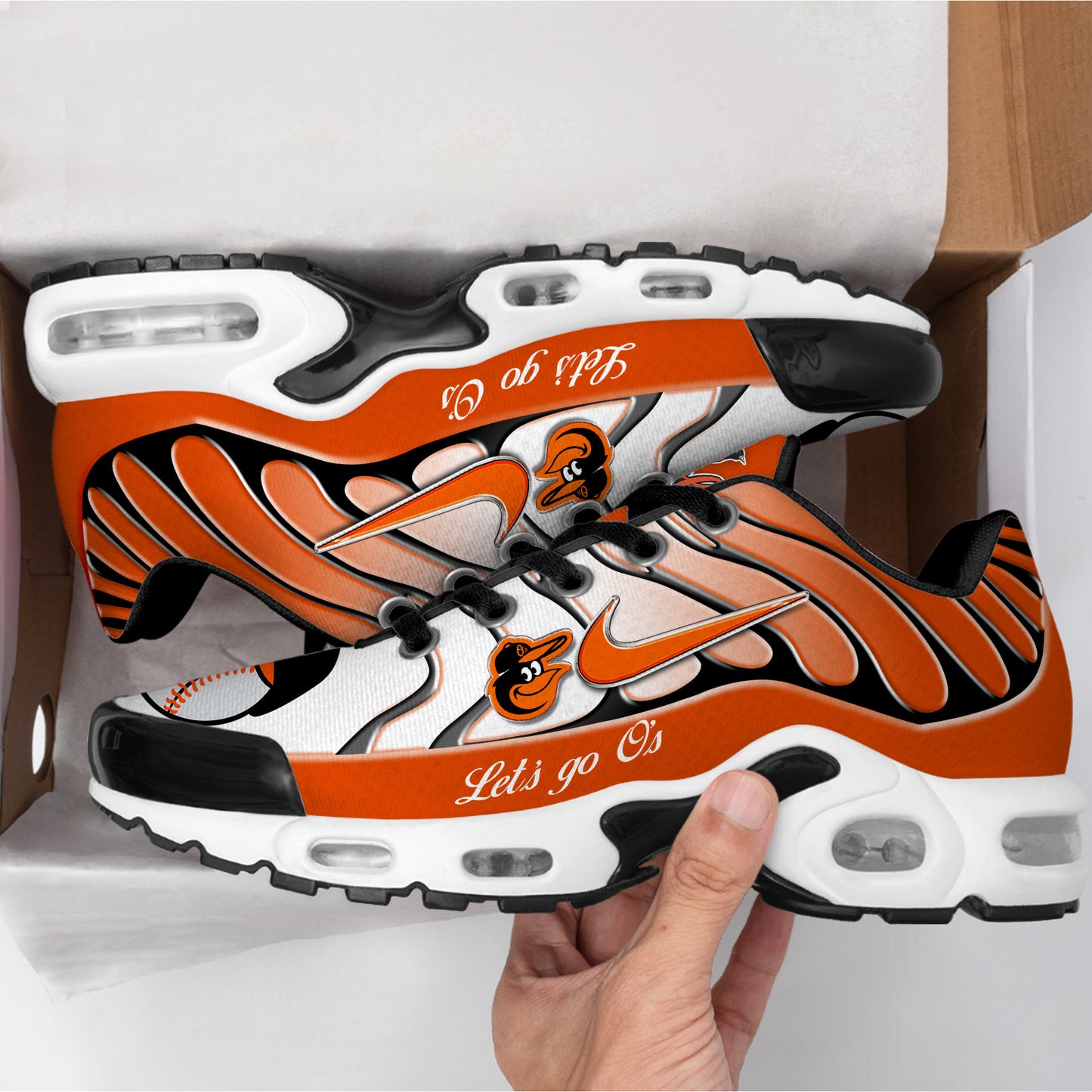 Ideafootwear Baltimore Orioles TN Shoes Sneakers For Men And Women