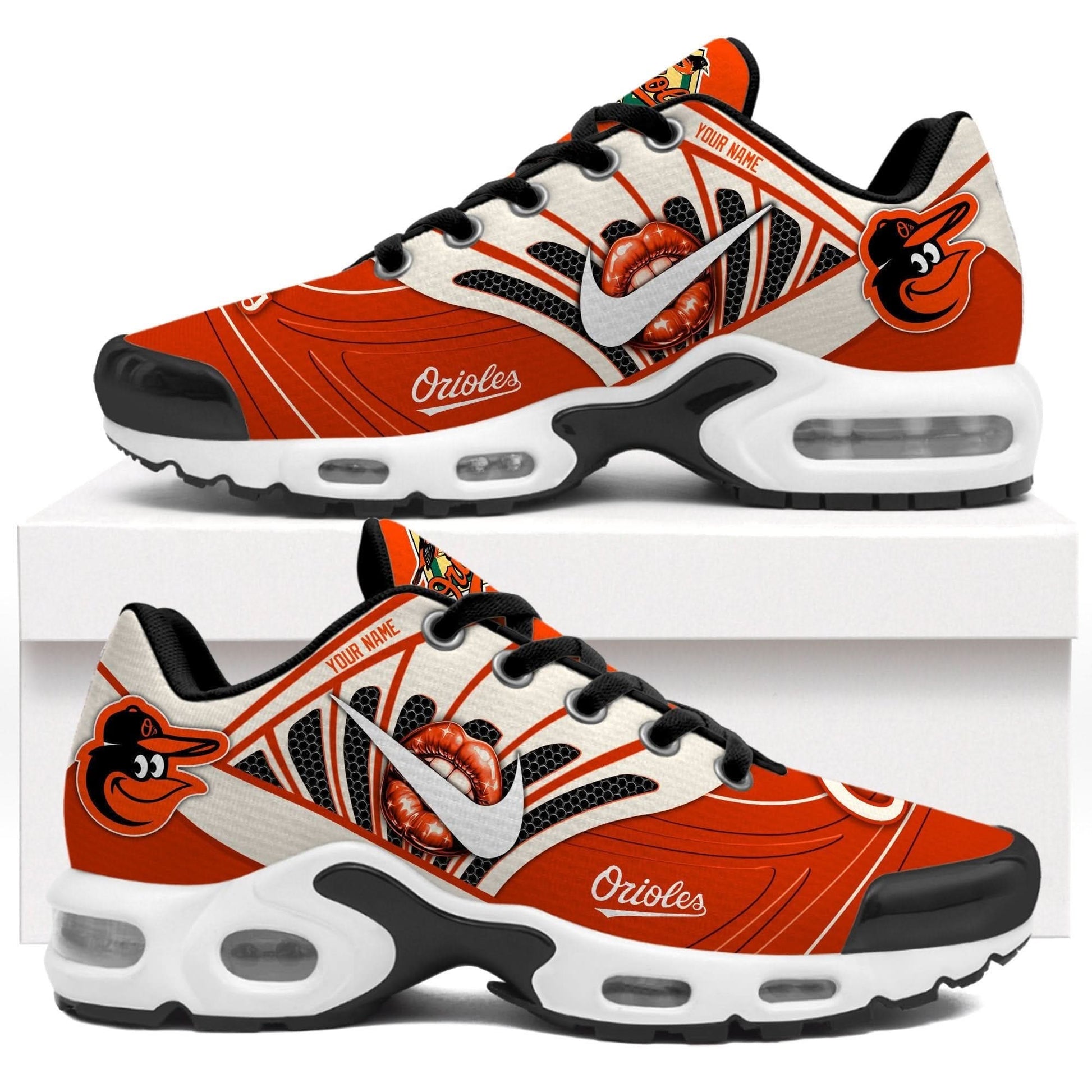 Ideafootwear Baltimore Orioles TN Shoes Sneakers For Men And Women