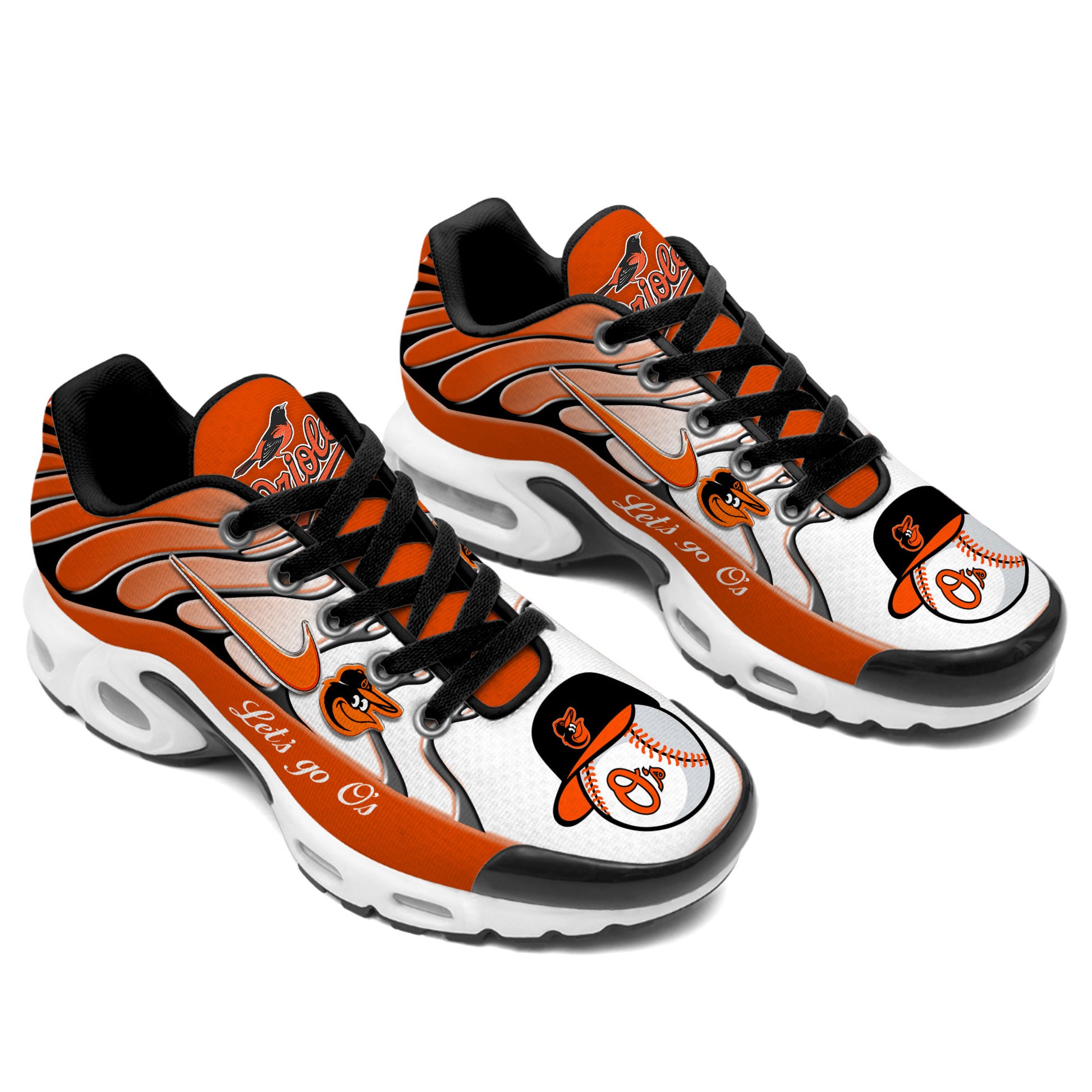 Ideafootwear Baltimore Orioles TN Shoes Sneakers For Men And Women