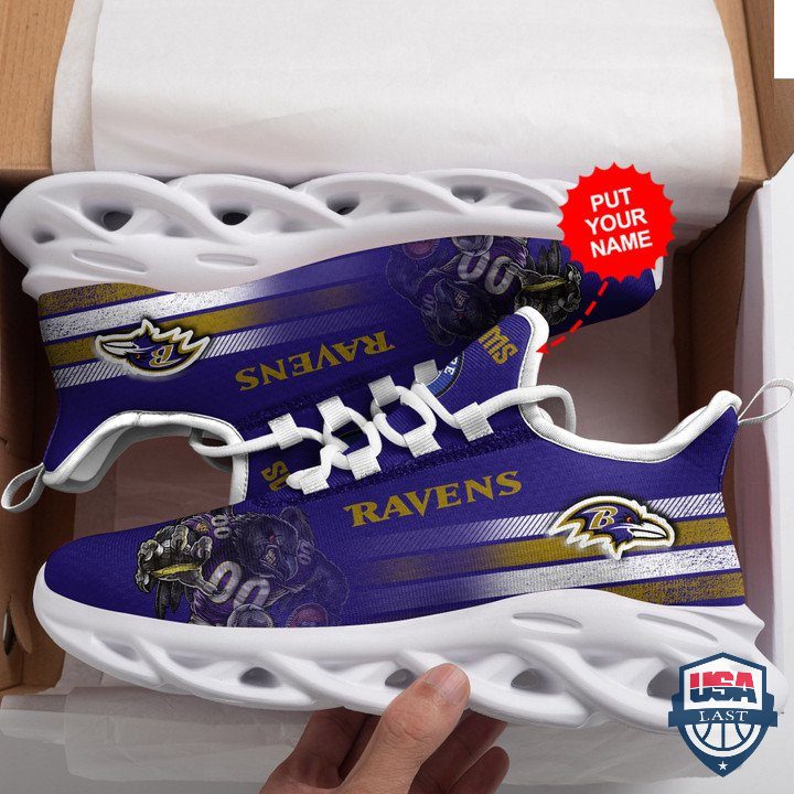 Ideafootwear Baltimore Ravens Max Soul Shoes Sneakers For Men And Women