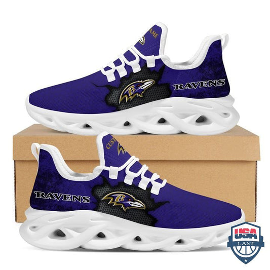 Ideafootwear Baltimore Ravens Max Soul Shoes Sneakers For Men And Women