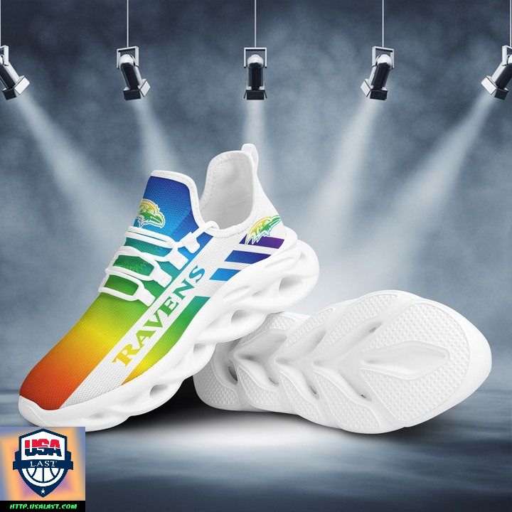 Ideafootwear Baltimore Ravens Max Soul Shoes Sneakers For Men And Women