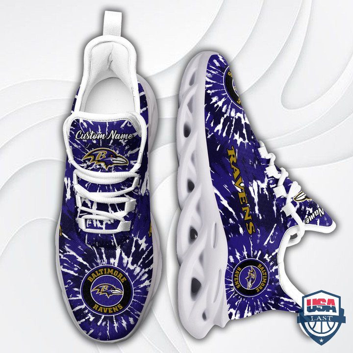Ideafootwear Baltimore Ravens  Max Soul Shoes Sneakers For Men And Women