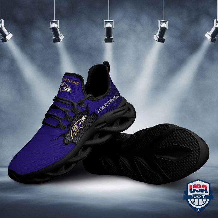 Ideafootwear Baltimore Ravens Max Soul Shoes Sneakers For Men And Women